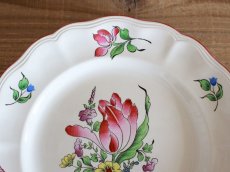 画像3: KG LUNEVILLE Plate TULIP/ 9 1/2in /France (3)