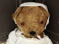 画像2: Antique Dress Bear /16 1/2in / British (2)