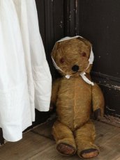 画像10: Antique Dress Bear /16 1/2in / British (10)