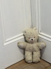 画像1: Antique White Bear / 8in /France (1)