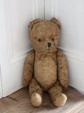 画像1: Antique Shabby Bear / 17in (1)