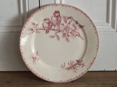 画像1: Digoin Sarreguemines / Favori / Plate / 23.5cm /France (1)