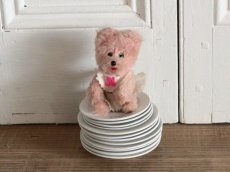 画像1: Antique Pink Bear / 4.5in / French (1)