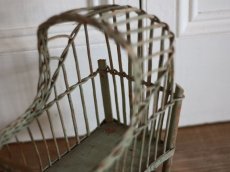 画像2: Antique Doll House Cradle  (2)