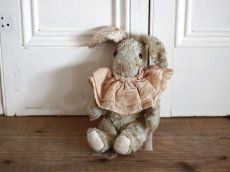 画像1: Antique shabby bunny / 9in /Germany (1)