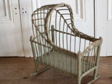 画像5: Antique Doll House Cradle  (5)