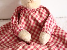 画像6: Cute Gingham Check Flip Bear&Bunny (6)