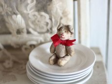 画像1: Rare cute little bear / glass eye/ France (1)