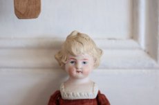 画像2: RARE!! Red cloth body doll / 6.5in / Germany (2)