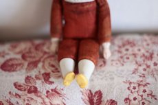 画像6: RARE!! Red cloth body doll / 6.5in / Germany (6)