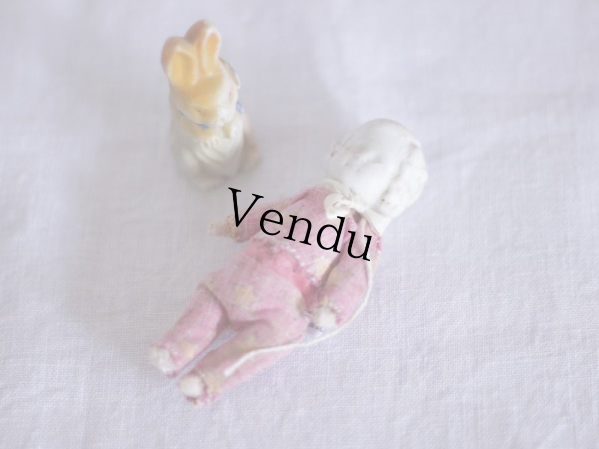 画像11: Bisque Doll&Lapin set//--sale-- (11)