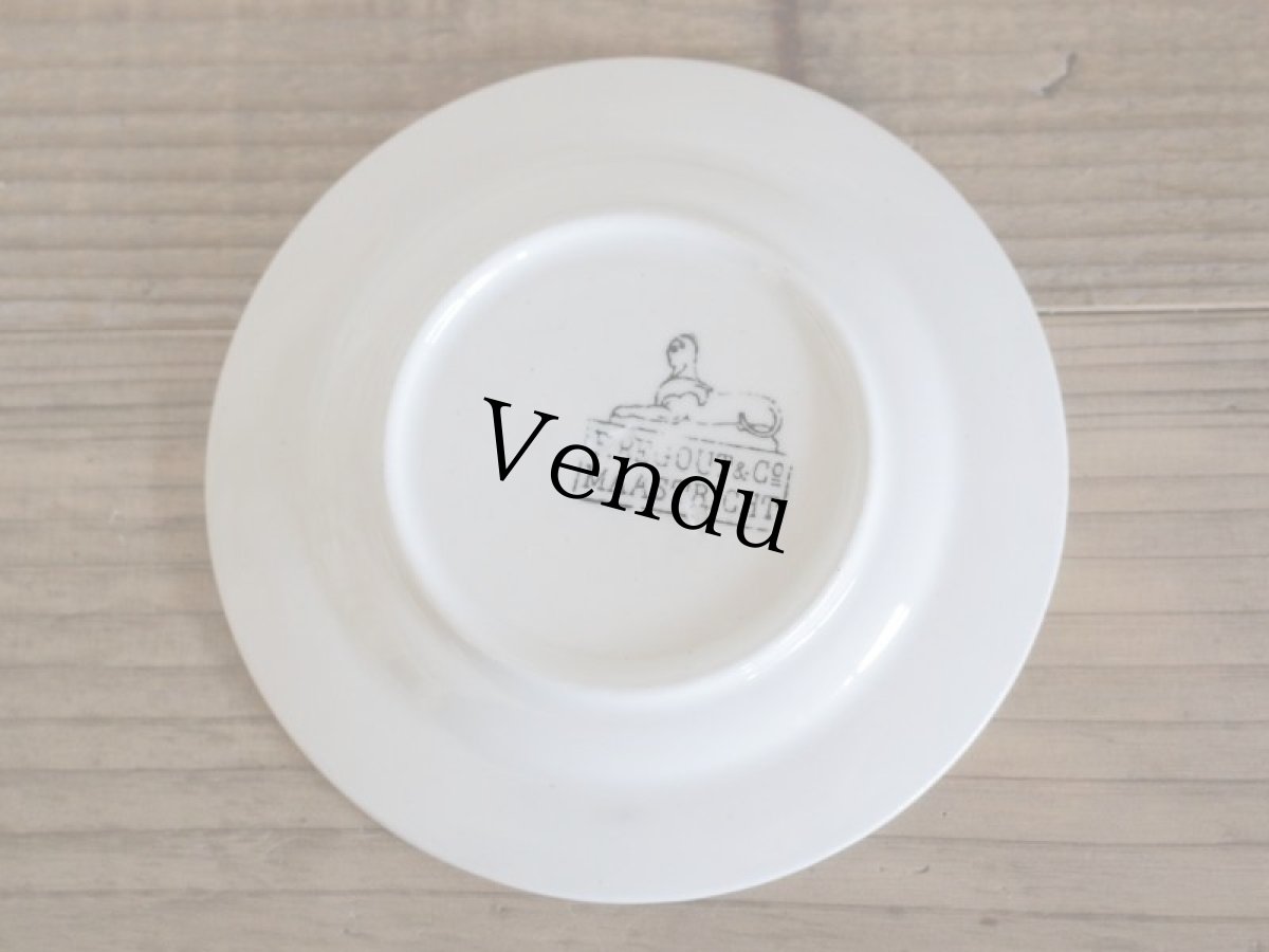 画像2: Maastricht窯 Petrus Regout Dinner  plate /Dolls Tableware (2)