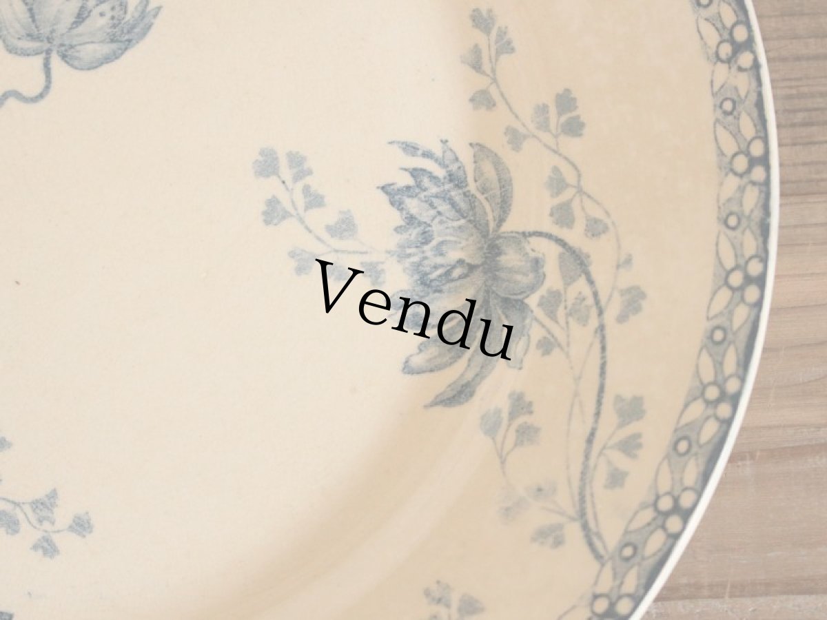 画像4: Sarreguemines U&C/ Royat / Plate / 25cm /France (4)