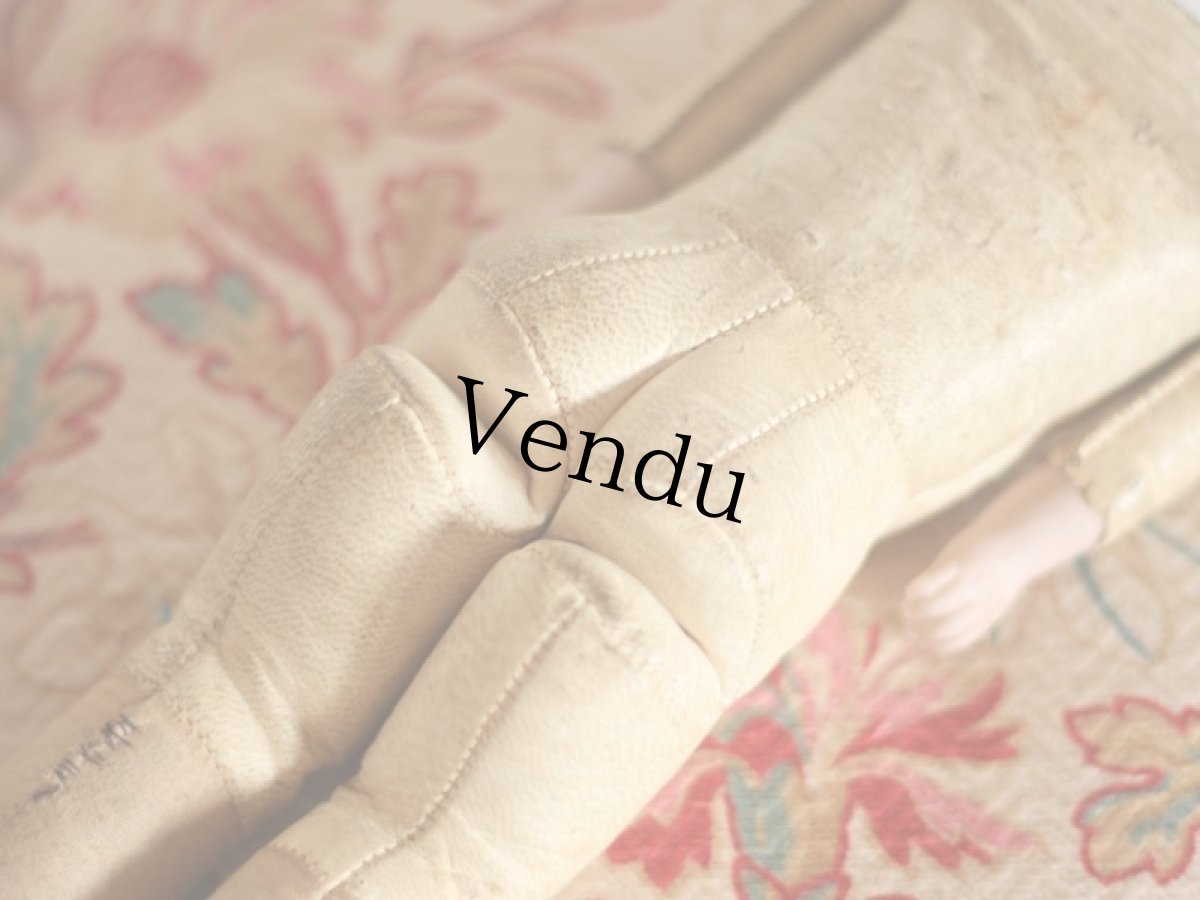 画像8: RARE!! Kestner leather body China Head Doll / 12.5in /Germany (8)