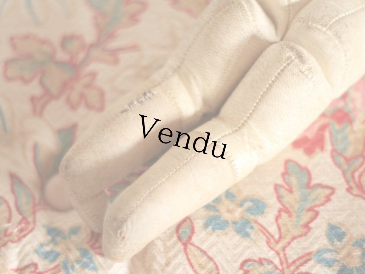 画像9: RARE!! Kestner leather body China Head Doll / 12.5in /Germany (9)