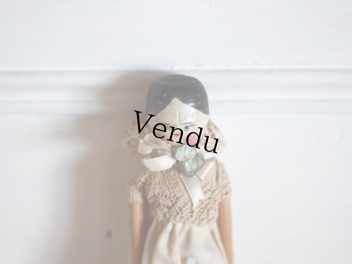 画像10: Wooden Peg Doll  /10in//--sale-- (10)