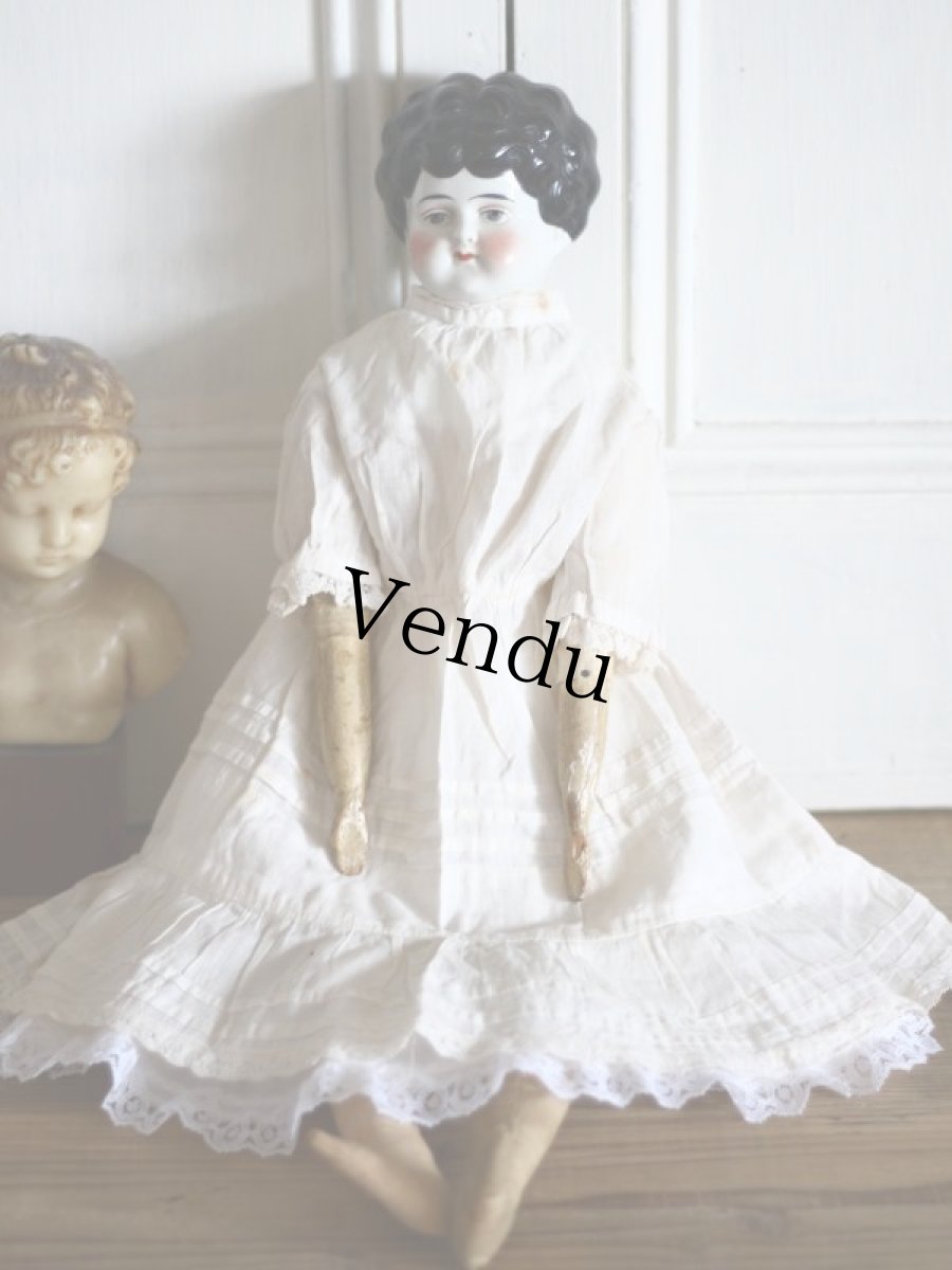 画像10: Iさま専用カートになります。//Antique Old China head doll/チャイナヘッドドール/20.5in//--sale-- (10)