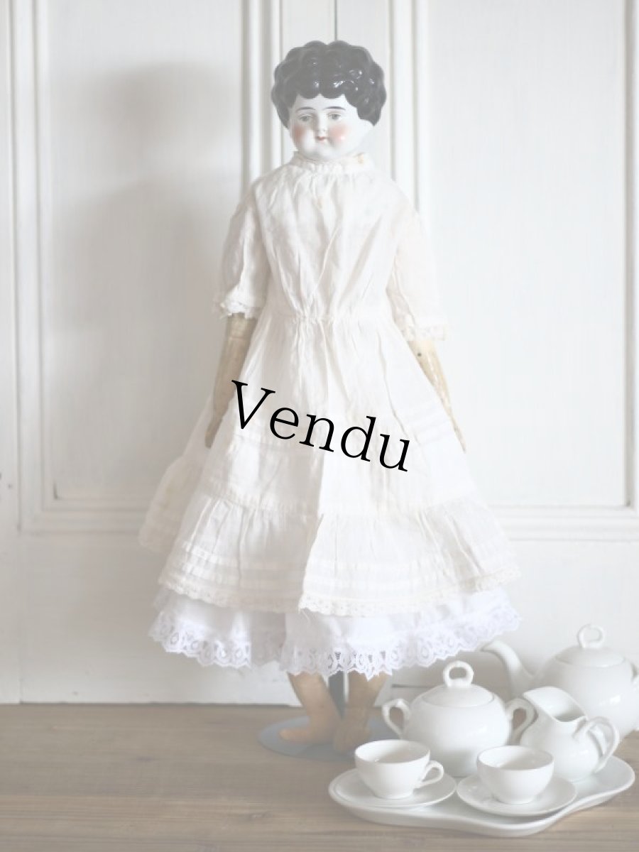 画像14: Iさま専用カートになります。//Antique Old China head doll/チャイナヘッドドール/20.5in//--sale-- (14)