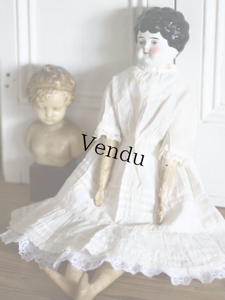 画像11: Iさま専用カートになります。//Antique Old China head doll/チャイナヘッドドール/20.5in//--sale-- (11)
