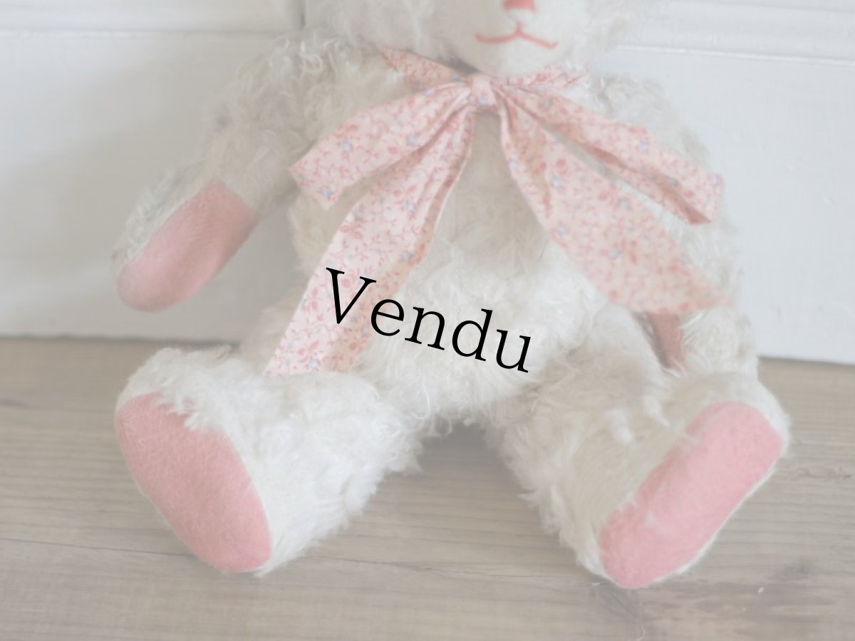 画像5: White&Pink Bear/ France (5)