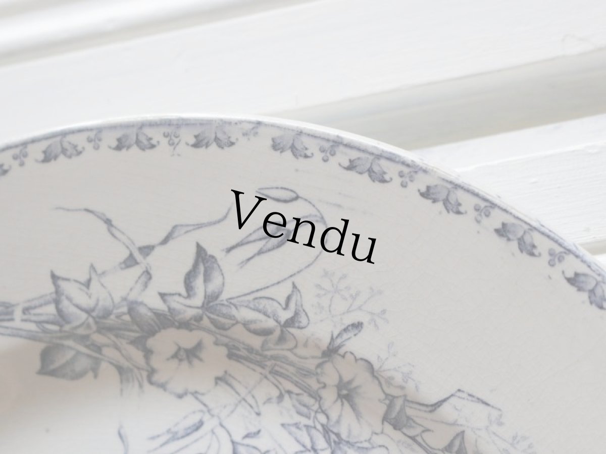 画像7: SARREGUEMINES CARMEN GRAND PLAT /butterfly/France (7)