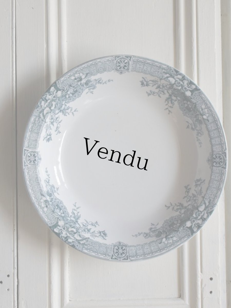 画像1: LONGWY WATTEAU GRAND BOWL/watteau/France (1)