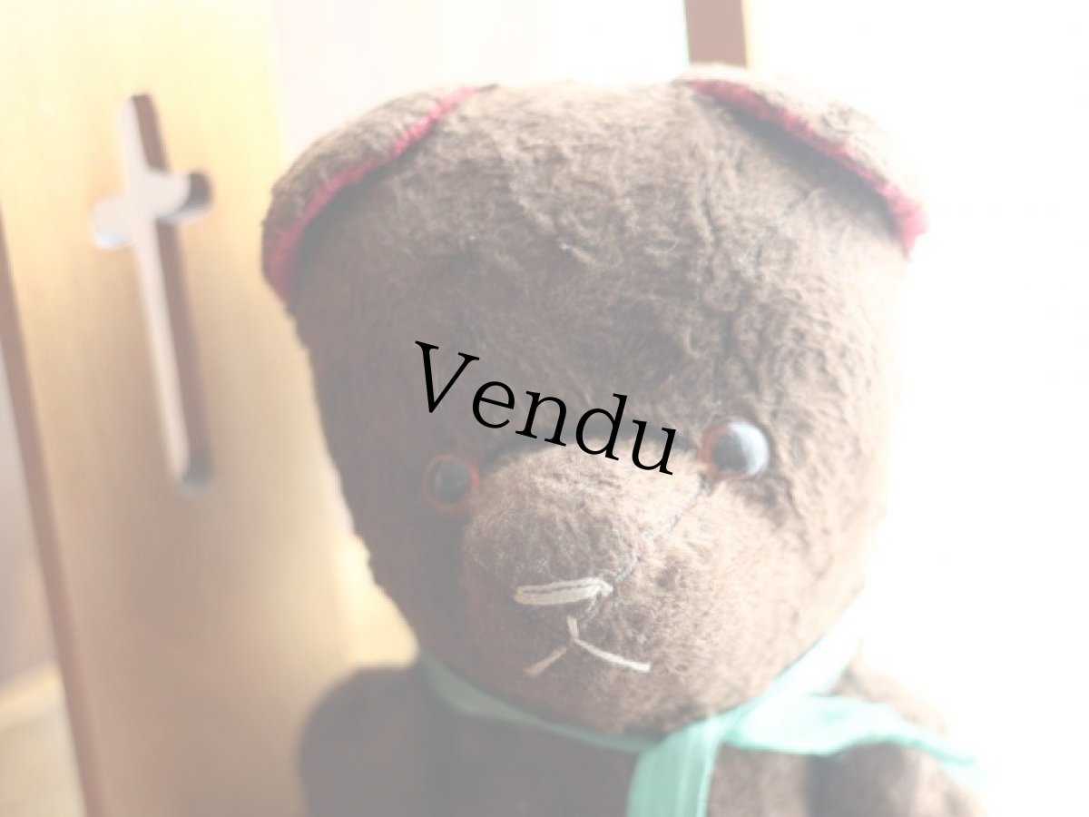 画像2: Red ear !! Le Jouet Paris Massy 15.5in /J.P.M. Bear/France (2)