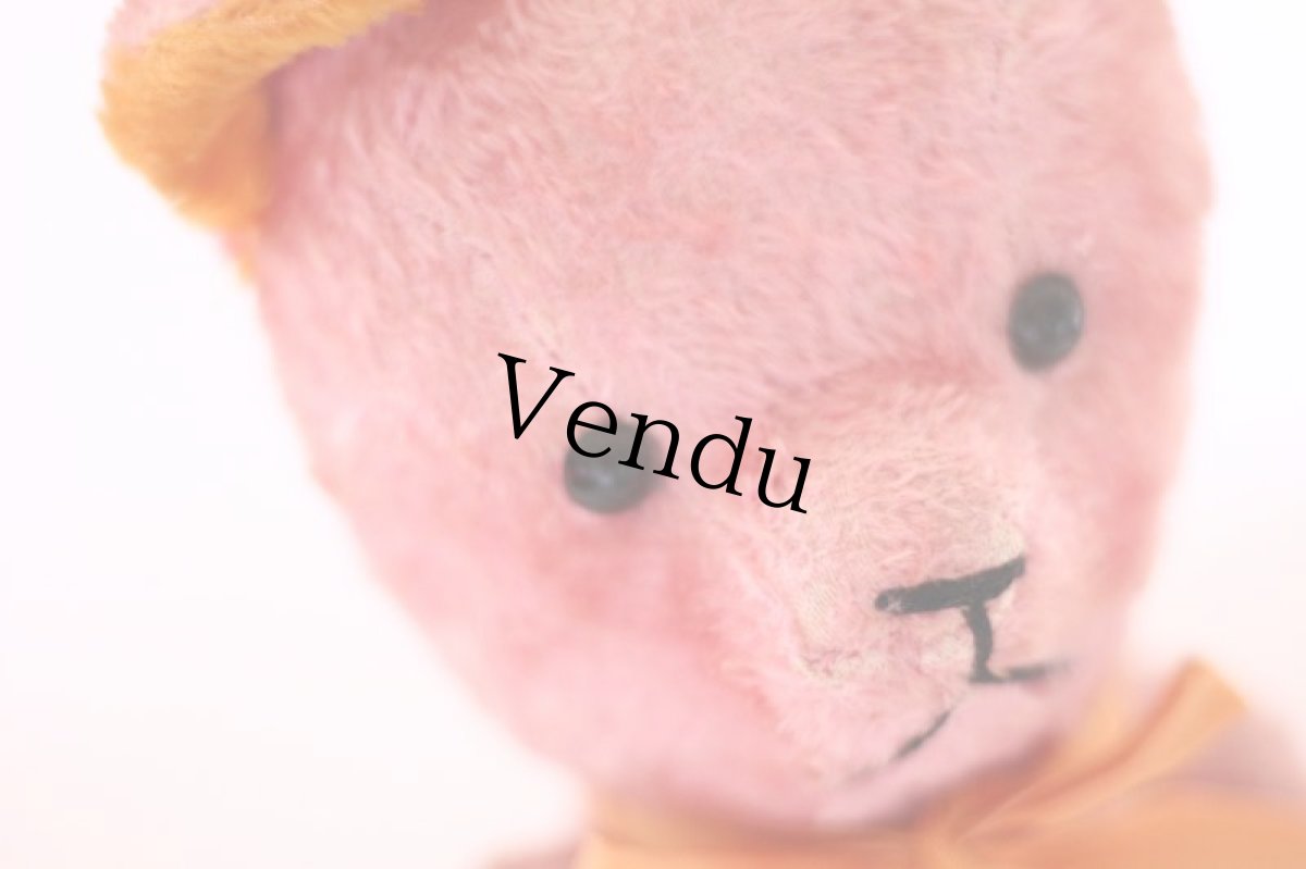 画像4: RARE!!Pink Le Jouet Paris Massy/J.P.M. Bear/size M〜L 12in 32cm/France (4)