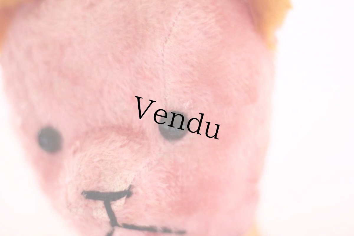 画像3: RARE!!Pink Le Jouet Paris Massy/J.P.M. Bear/size M〜L 12in 32cm/France (3)