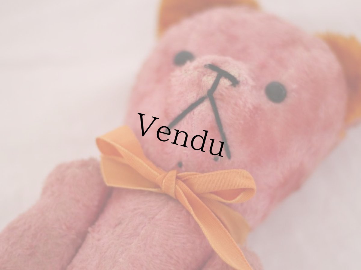 画像10: RARE!!Pink Le Jouet Paris Massy/J.P.M. Bear/size M〜L 12in 32cm/France (10)