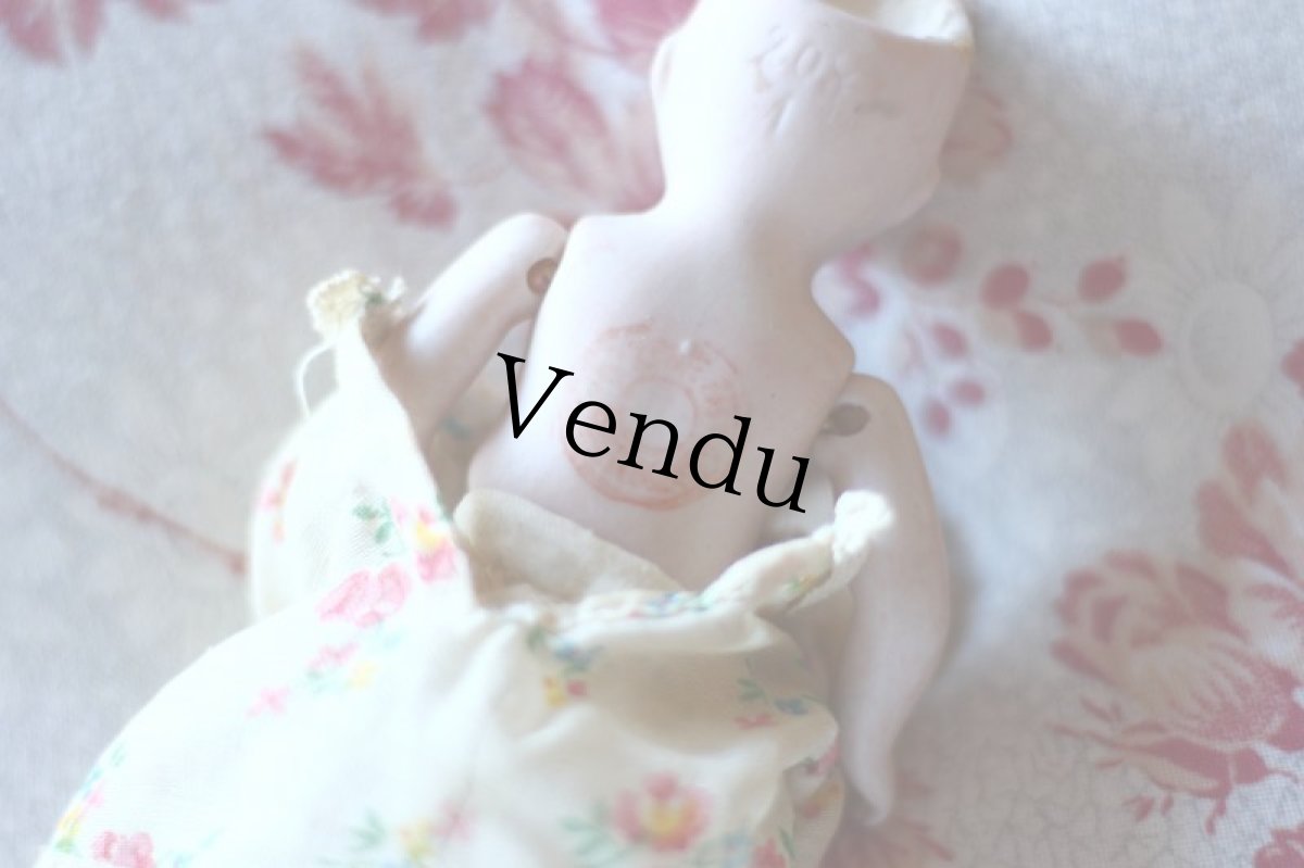 画像9: Kestner all bisque doll/red circle stamp/mignonette/Germany (9)