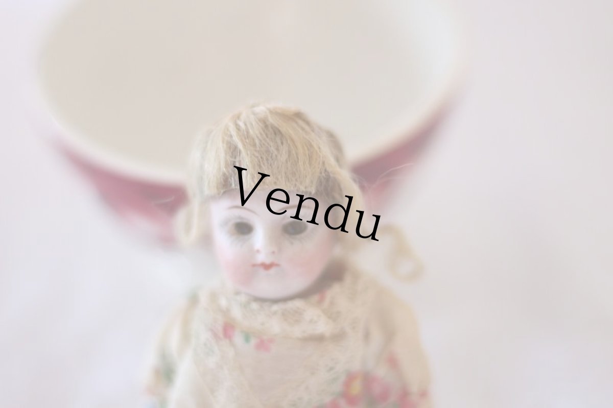 画像2: Kestner all bisque doll/red circle stamp/mignonette/Germany (2)