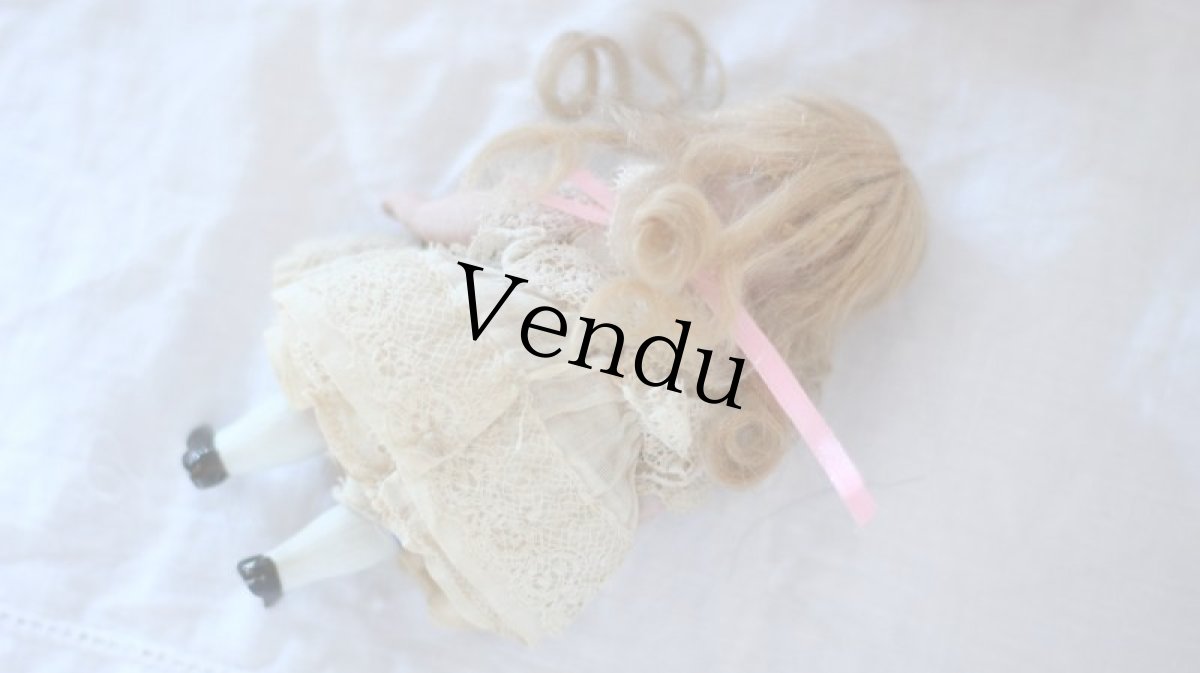 画像9: Kestner sleep eyes all bisque doll/mignonette/Germany (9)