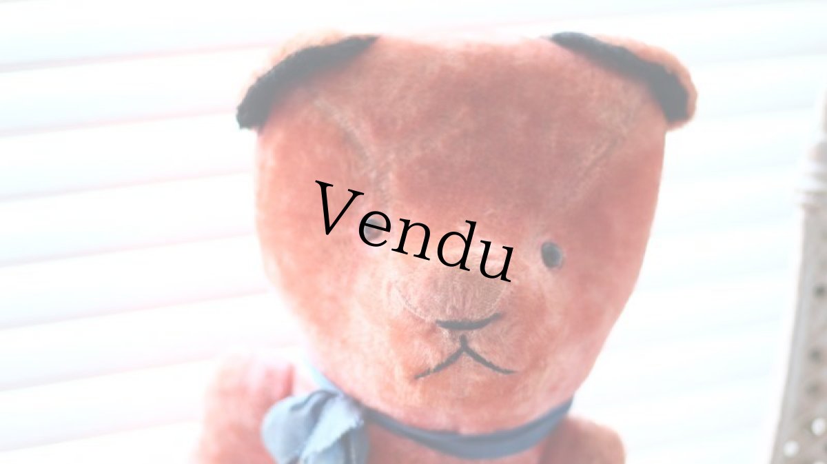 画像2: RARE!!Pink Le Jouet Paris Massy/J.P.M. Bear/size BIG LLL 50cm/France (2)