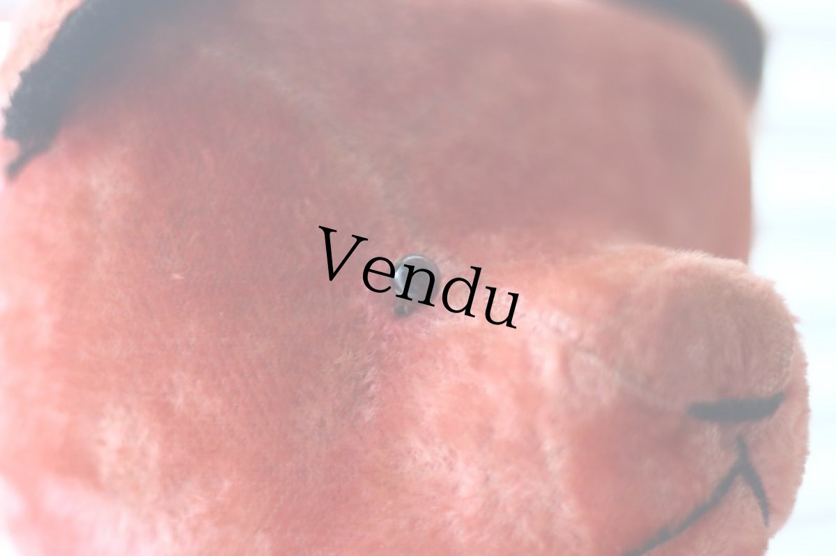 画像10: RARE!!Pink Le Jouet Paris Massy/J.P.M. Bear/size BIG LLL 50cm/France (10)