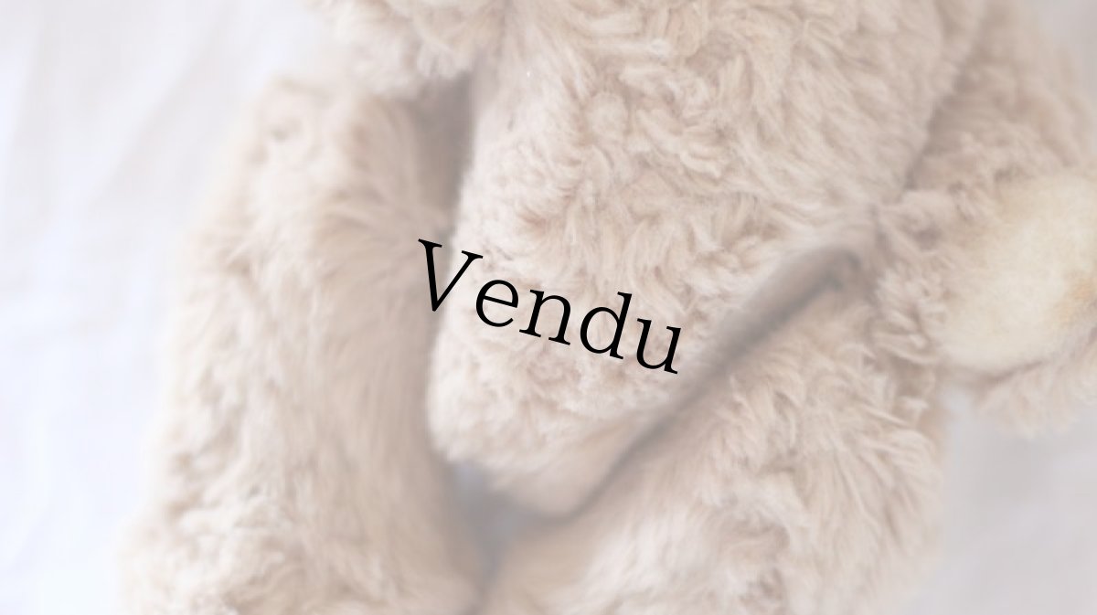 画像9: White Beige Bear / J.P.M.社 / France (9)