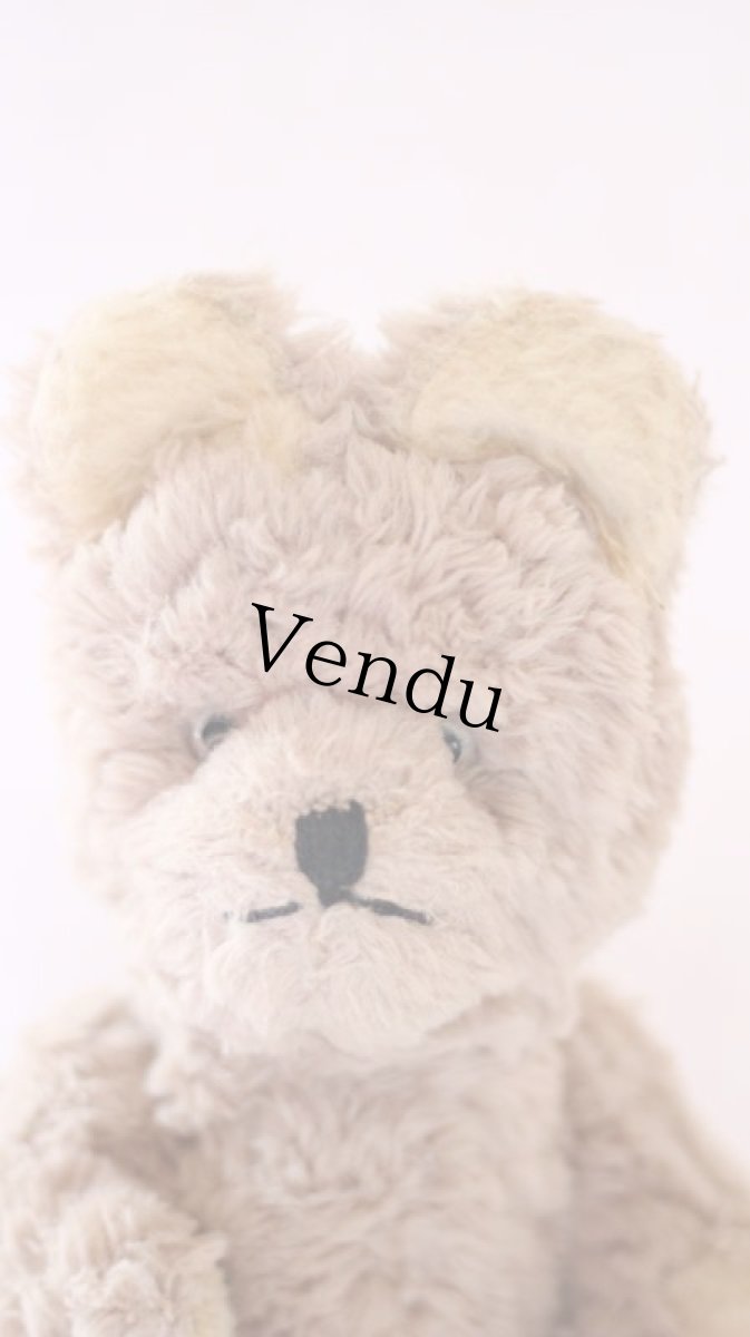 画像2: White Beige Bear / J.P.M.社 / France (2)