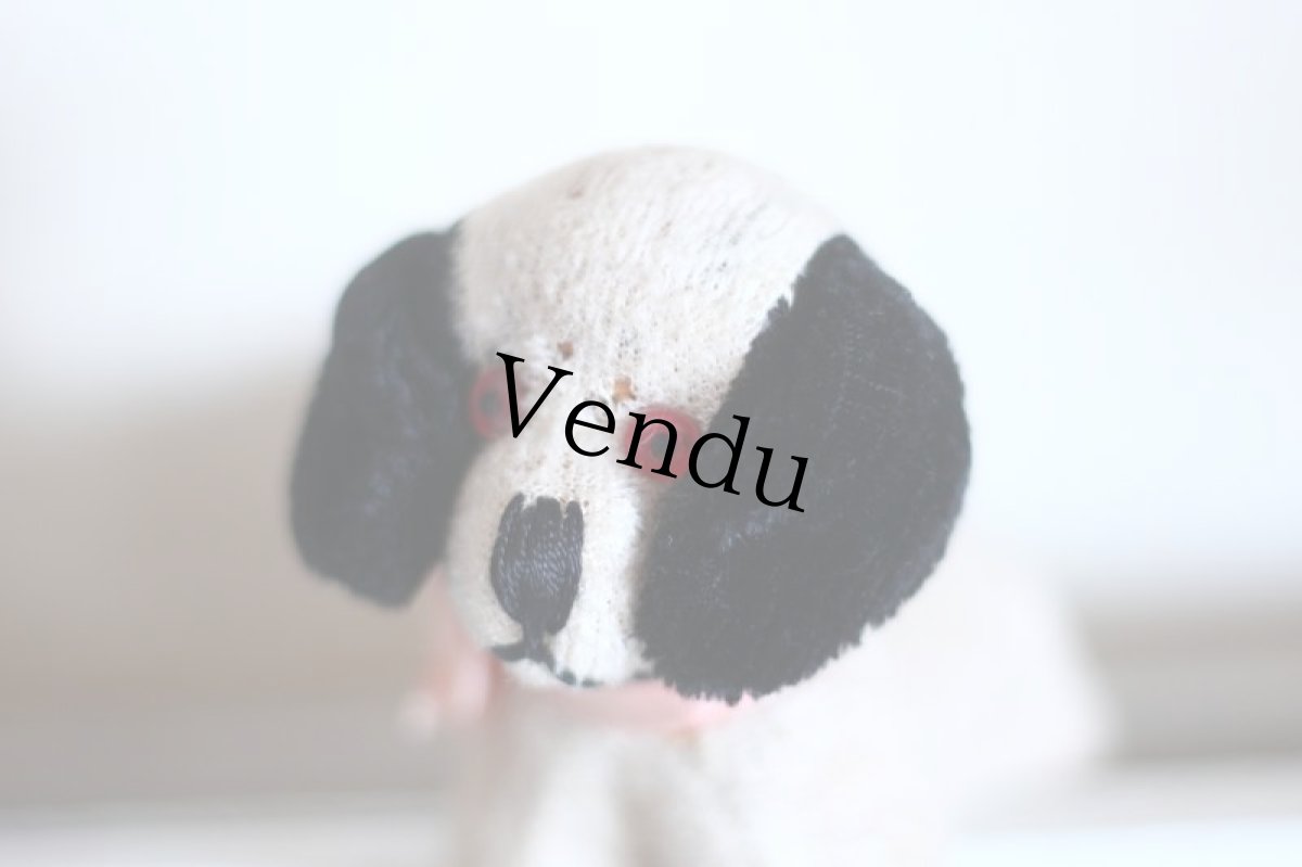 画像2: RARE!!Antique French Dog / France (2)