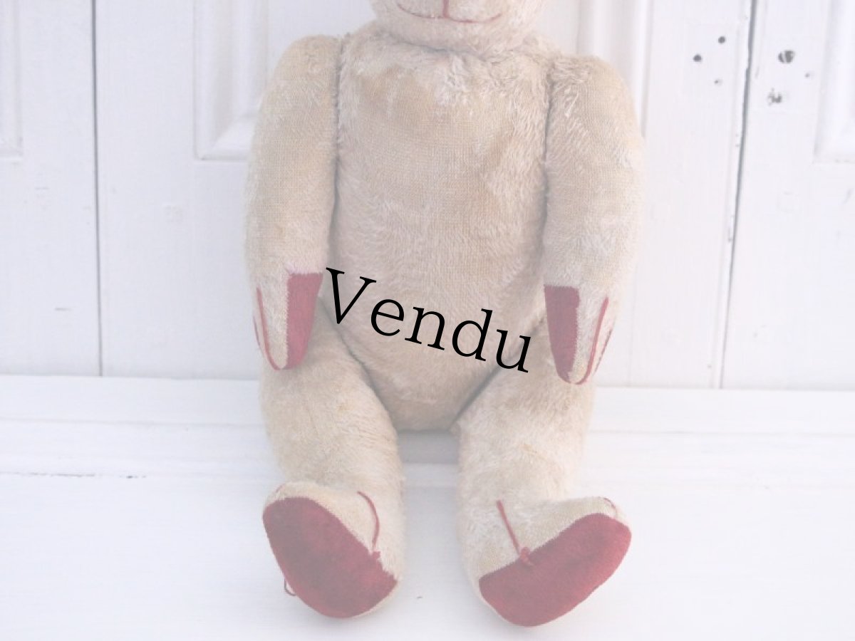 画像3: RARE!!! Red Ear /Le Jouet Paris Massy/J.P.M. Bear/42cm/France (3)