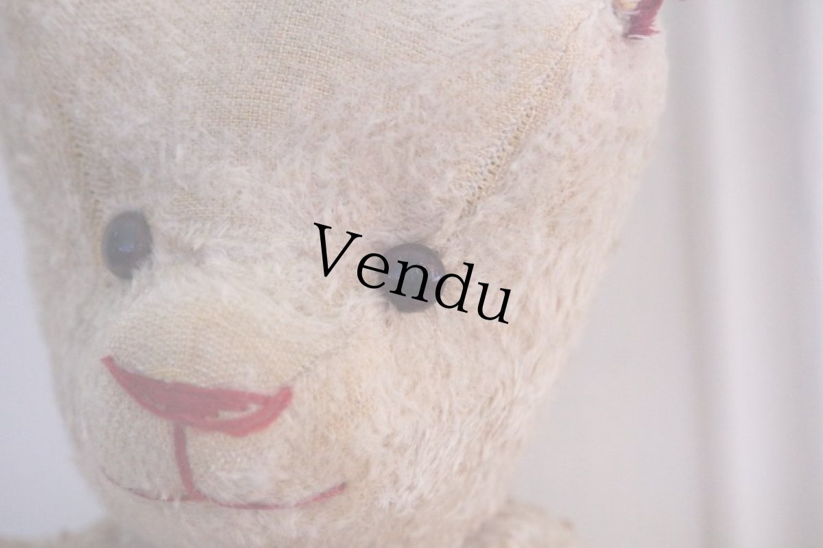 画像5: RARE!!! Red Ear /Le Jouet Paris Massy/J.P.M. Bear/42cm/France (5)