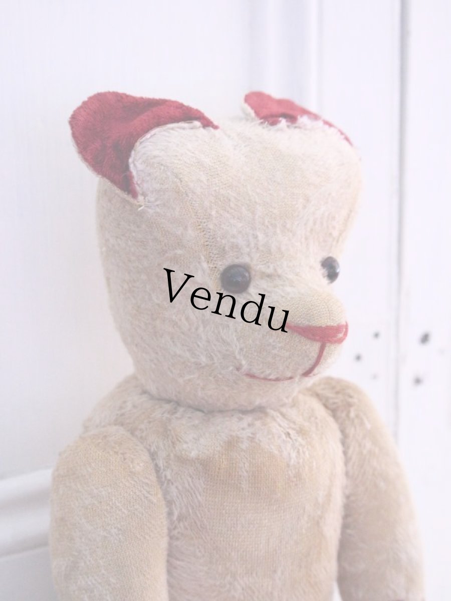 画像9: RARE!!! Red Ear /Le Jouet Paris Massy/J.P.M. Bear/42cm/France (9)