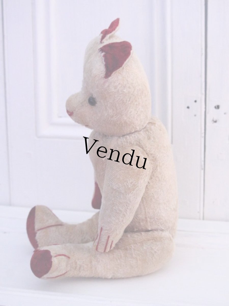 画像7: RARE!!! Red Ear /Le Jouet Paris Massy/J.P.M. Bear/42cm/France (7)