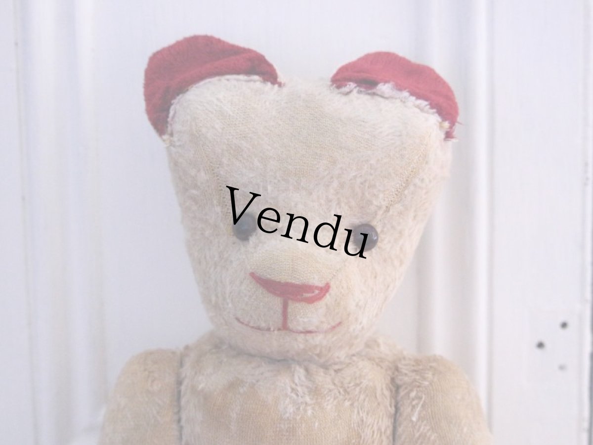 画像2: RARE!!! Red Ear /Le Jouet Paris Massy/J.P.M. Bear/42cm/France (2)