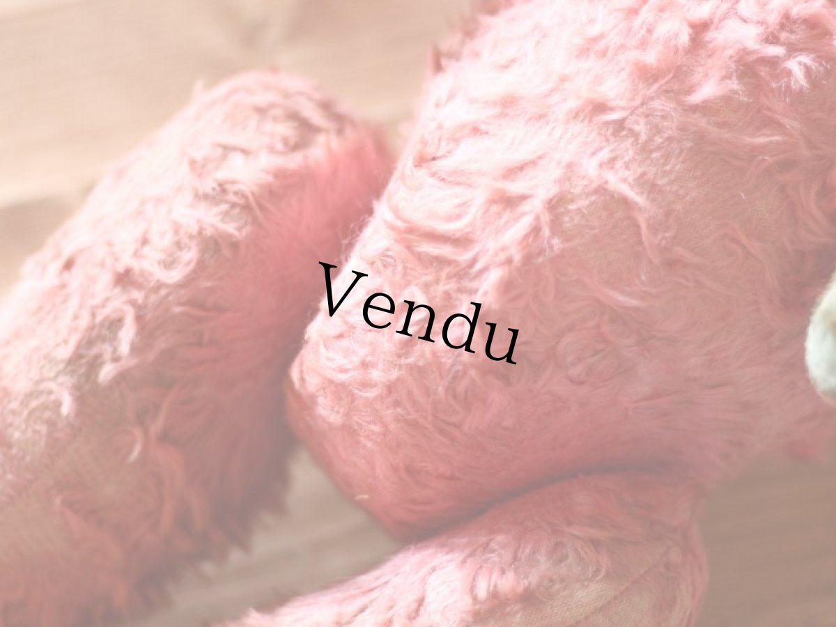 画像12: RARE!!! PINK JPM /Le Jouet Paris Massy/J.P.M. Bear/62cm/France (12)