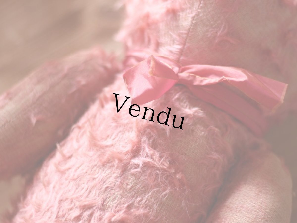 画像13: RARE!!! PINK JPM /Le Jouet Paris Massy/J.P.M. Bear/62cm/France (13)