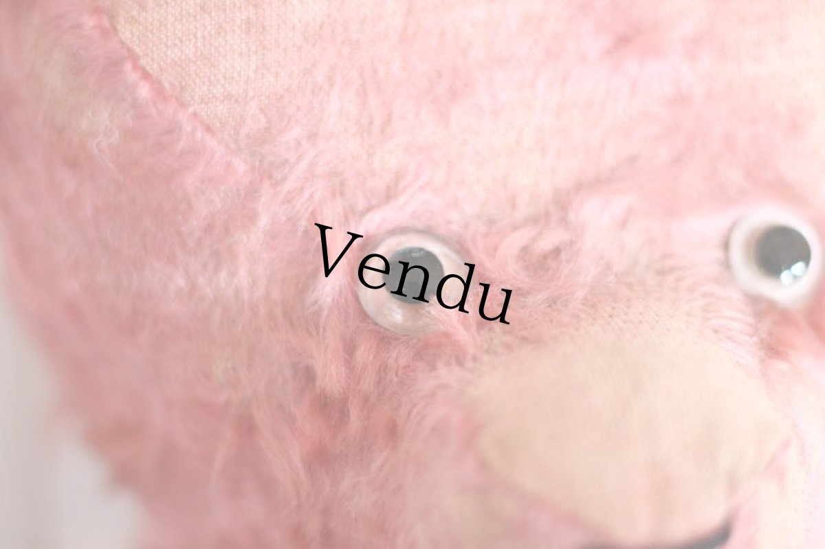 画像8: RARE!!! PINK JPM /Le Jouet Paris Massy/J.P.M. Bear/62cm/France (8)