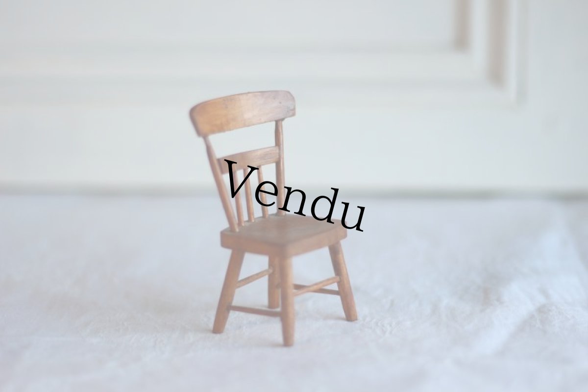 画像11: RARE!! Old Mini China head doll&Chair Set/Germany (11)