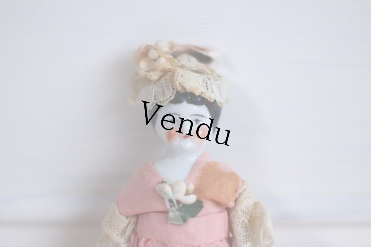 画像2: Old Mini China head doll/Germany (2)