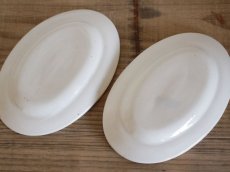 画像5: Maastricht窯 Petrus Regout Oval dish 2set /Creem/Dolls Tableware (5)