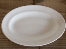 画像2: Maastricht窯 Petrus Regout Oval dish 2set /Creem/Dolls Tableware (2)